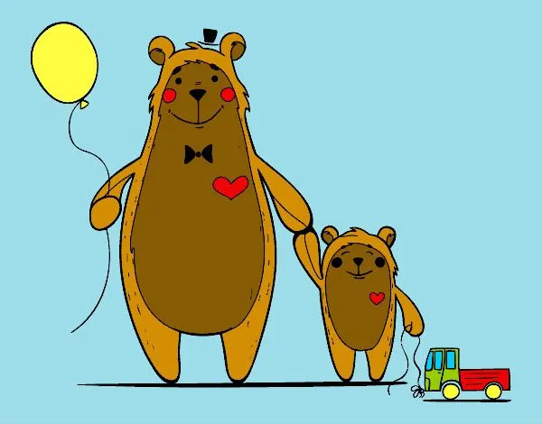 Dibujo de Oso y osito pintado por Pameliitap en Dibujos.net el día ... Dibujo de Oso y osito pintado por Pameliitap en Dibujos.net el día ...