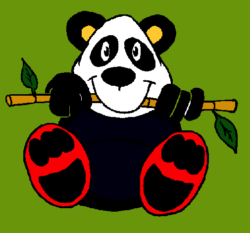 Dibujo de Oso panda pintado por Gonsa en Dibujos.net el día 16-02 ...