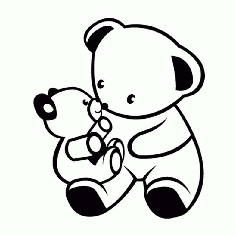 Dibujo de Oso de peluche para colorear. Dibujos infantiles de Oso ... Dibujo de Oso de peluche para colorear. Dibujos infantiles de Oso ...
