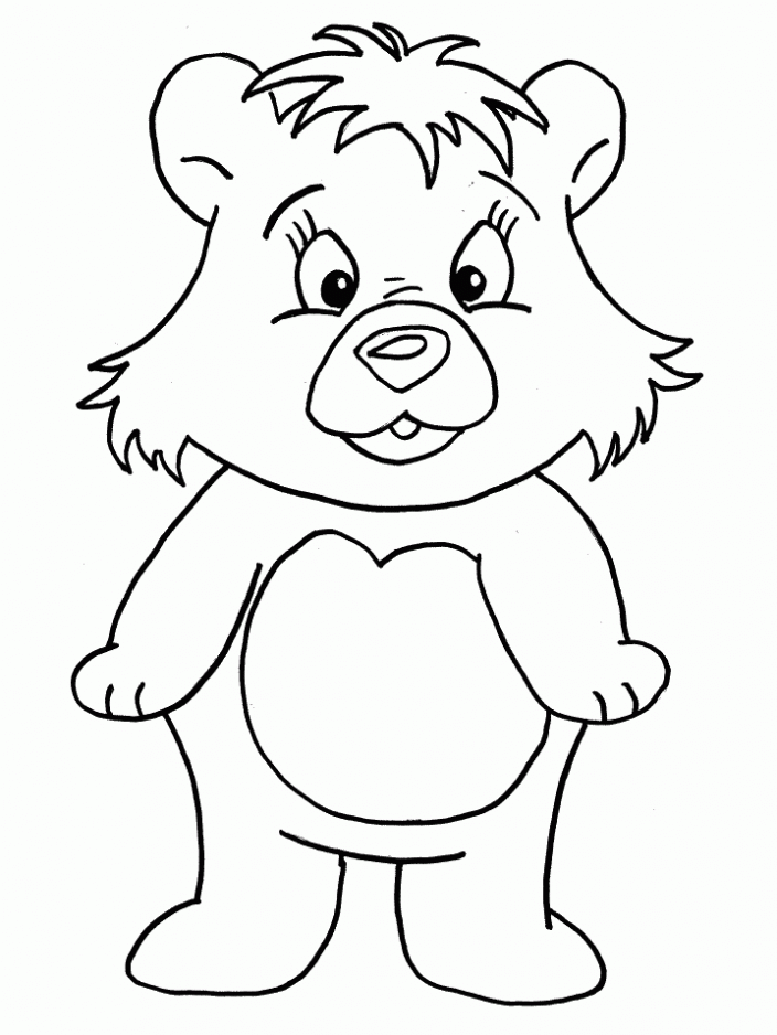 Dibujo de Osos de peluche para colorear. Dibujos infantiles de ... Dibujo de Osos de peluche para colorear. Dibujos infantiles de ...