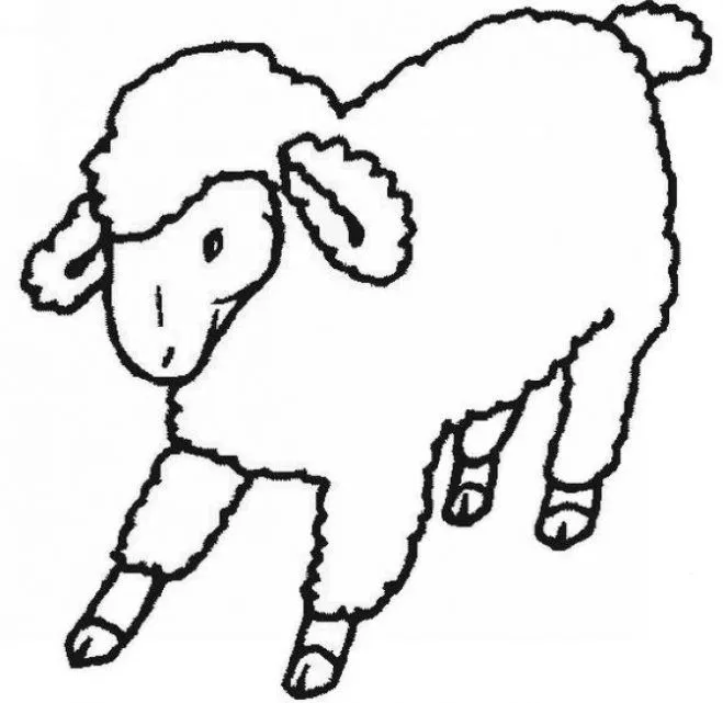 Dibujo de Oveja. Dibujo para colorear de Oveja. Dibujos infantiles ... Dibujo de Oveja. Dibujo para colorear de Oveja. Dibujos infantiles ...