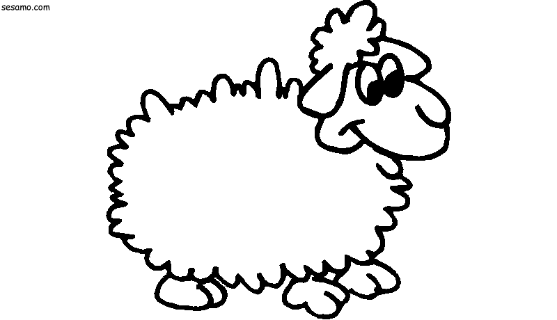 Oveja para pintar - Imagui