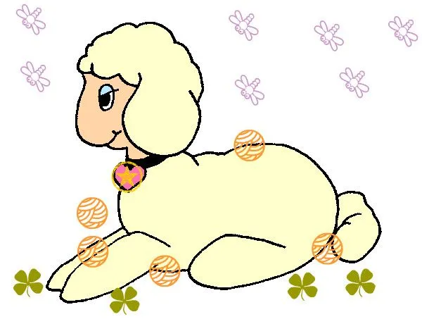 Dibujo de ovejita linda pintado por Zarithsita en Dibujos.net el ...