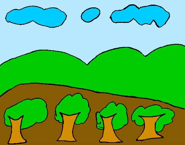 Dibujo de Paisaje con montañas pintado por Uscanga en Dibujos.net ... Dibujo de Paisaje con montañas pintado por Uscanga en Dibujos.net ...
