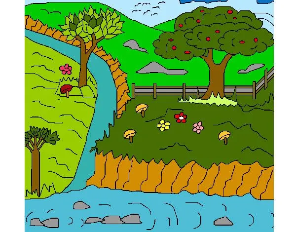 paisaje-rural-dibujos-de-los- ...