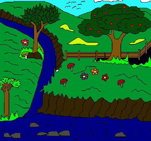 Dibujo de Paisaje rural pintado por Nanamora en Dibujos.net el día ... Dibujo de Paisaje rural pintado por Nanamora en Dibujos.net el día ...