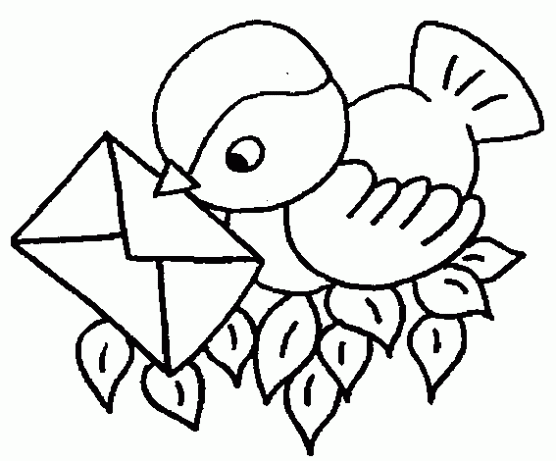 Pajaritos para colorear niños - Imagui
