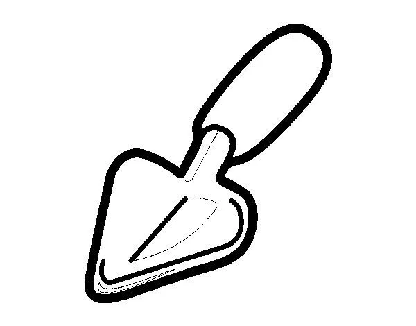 Dibujo de Pala para Colorear - Dibujos.net
