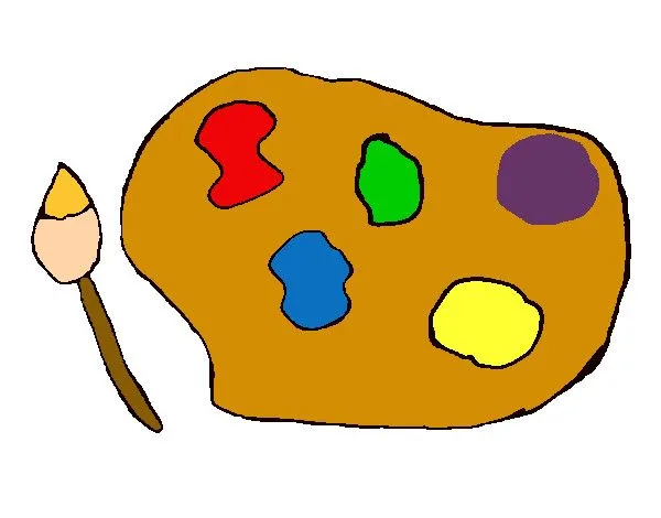 Dibujo de Paleta de pintura pintado por Luna235 en Dibujos.net el ... Dibujo de Paleta de pintura pintado por Luna235 en Dibujos.net el ...