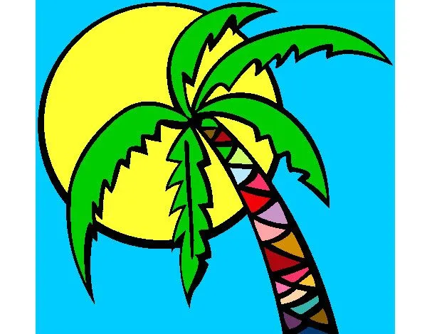 Dibujo de palmera pintado por Biankita en Dibujos.net el día 29-04 ...