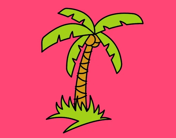 Dibujo de Palmera tropical pintado por en Dibujos.net el día 22-04 ... Dibujo de Palmera tropical pintado por en Dibujos.net el día 22-04 ...
