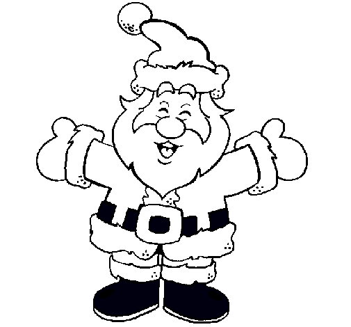 Dibujo de Papa Noel feliz pintado por Viejito en Dibujos.net el ... Dibujo de Papa Noel feliz pintado por Viejito en Dibujos.net el ...