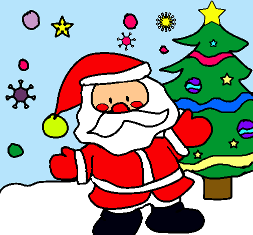 Dibujo de Papá Noel pintado por Lourdesbelen en Dibujos.net el día ... Dibujo de Papá Noel pintado por Lourdesbelen en Dibujos.net el día ...