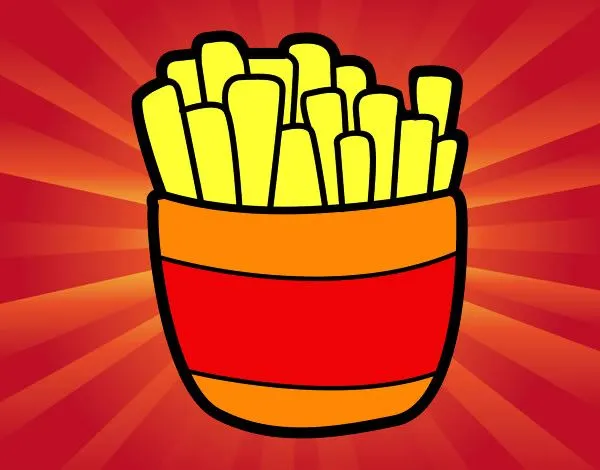 Dibujo de papas fritas pintado por Shoflyveri en Dibujos.net el ... Dibujo de papas fritas pintado por Shoflyveri en Dibujos.net el ...