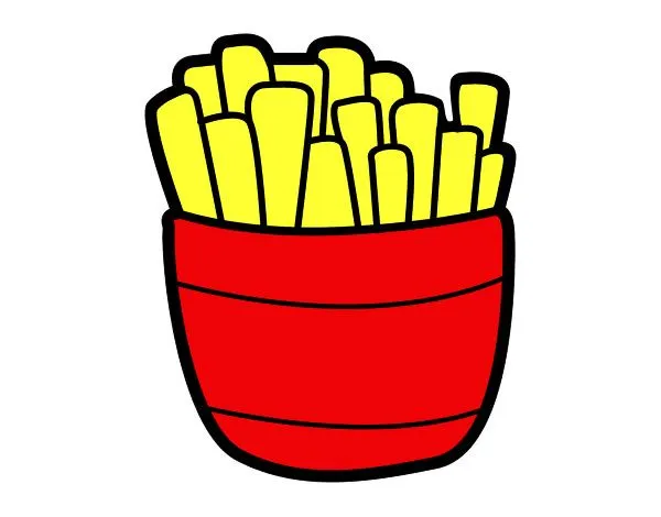 Dibujo de papas fritas pintado por Yamile11 en Dibujos.net el día ... Dibujo de papas fritas pintado por Yamile11 en Dibujos.net el día ...