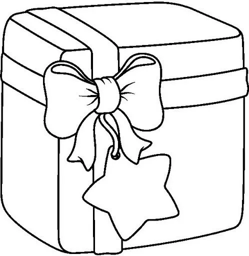 Dibujo de paquetes para colorear - Imagui