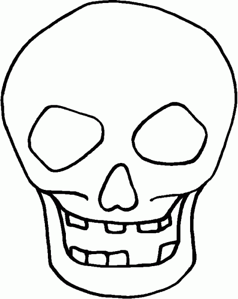 Calaveras de Halloween para colorear - Imagui