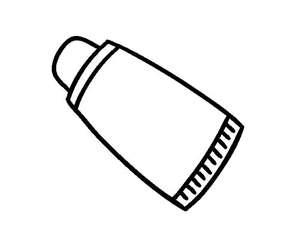 Dibujo de Pasta de dientes para Colorear - Dibujos.net Dibujo de Pasta de dientes para Colorear - Dibujos.net