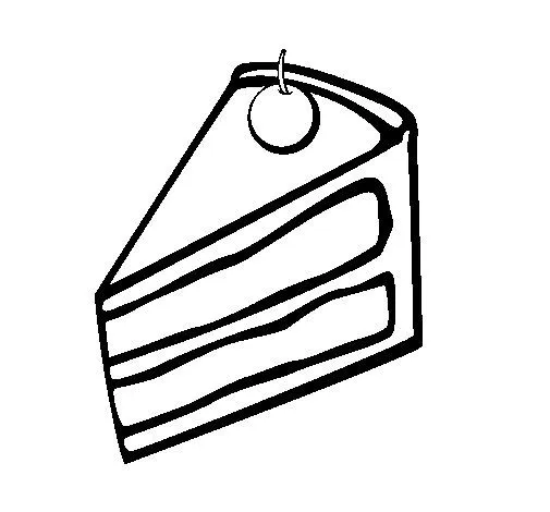 Dibujo de Pastel de manzana para Colorear - Dibujos.net Dibujo de Pastel de manzana para Colorear - Dibujos.net
