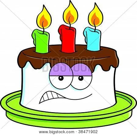 Dibujo de pasteles animados - Imagui