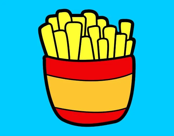 Dibujo de Patatas fritas pintado por -alejandra en Dibujos.net el ... Dibujo de Patatas fritas pintado por -alejandra en Dibujos.net el ...