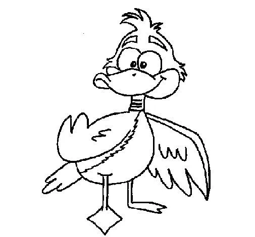 Dibujo de Patito feo para Colorear - Dibujos.net Dibujo de Patito feo para Colorear - Dibujos.net