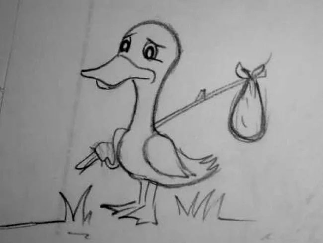 Dibujo del patito feo para imprimir - Imagui Dibujo del patito feo para imprimir - Imagui