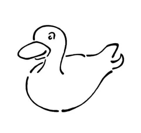 Dibujo de Patito de Goma para colorear | Dibujos para colorear ...