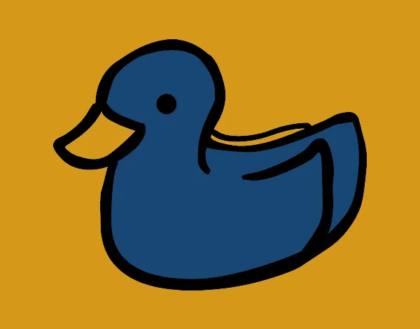 Dibujo de Patito de goma pintado por en Dibujos.net el día 02-05 ...