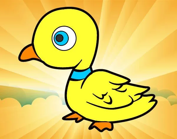 Dibujo de Patito lindo pintado por 21-09lulu en Dibujos.net el día ...