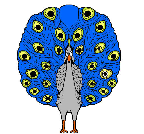 Dibujo de Pavo real pintado por Copito en Dibujos.net el día 10-11 ... Dibujo de Pavo real pintado por Copito en Dibujos.net el día 10-11 ...