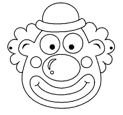 Dibujo de Payaso para Colorear - Dibujos.net