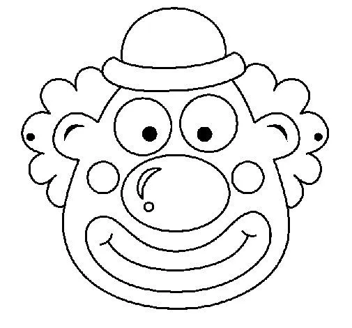 Dibujo de Payaso para Colorear - Dibujos.net Dibujo de Payaso para Colorear - Dibujos.net