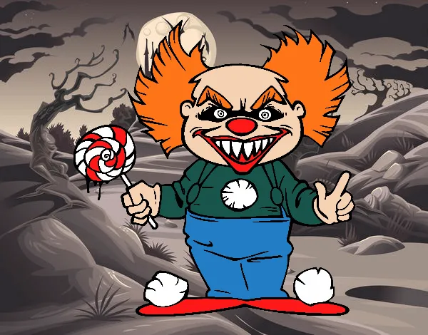 Dibujo de Payaso diabólico pintado por en Dibujos.net el día 12-09 ... Dibujo de Payaso diabólico pintado por en Dibujos.net el día 12-09 ...