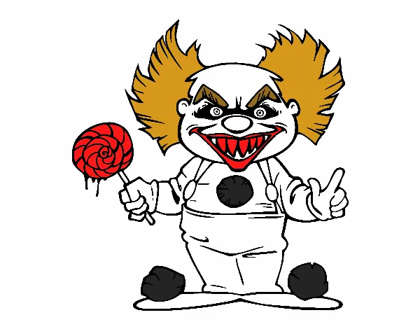 Dibujo de Payaso diabólico pintado por en Dibujos.net el día 30-09 ... Dibujo de Payaso diabólico pintado por en Dibujos.net el día 30-09 ...