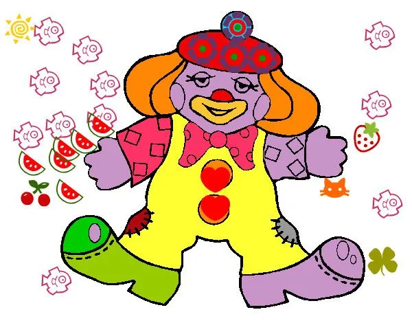 Dibujo de payaso pintado por Loysar en Dibujos.net el día 20-04-12 ... Dibujo de payaso pintado por Loysar en Dibujos.net el día 20-04-12 ...