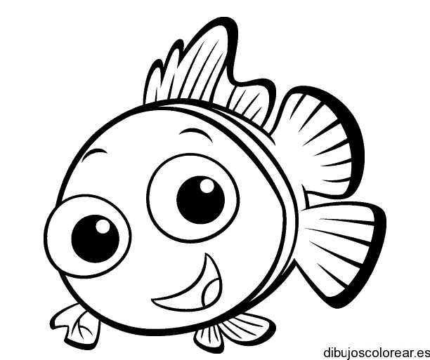 Dibujo de un pececillo gordo | Dibujos para Colorear Dibujo de un pececillo gordo | Dibujos para Colorear