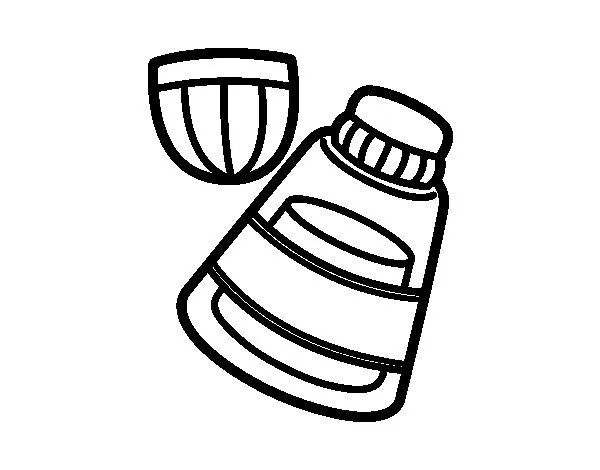 Dibujo de Pegamento para Colorear - Dibujos.net Dibujo de Pegamento para Colorear - Dibujos.net