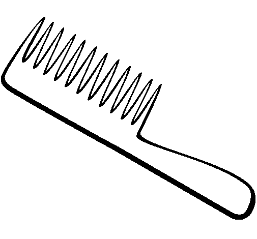 Dibujo de Peine para Colorear - Dibujos.net Dibujo de Peine para Colorear - Dibujos.net