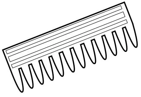 Dibujo peine para colorear - Imagui