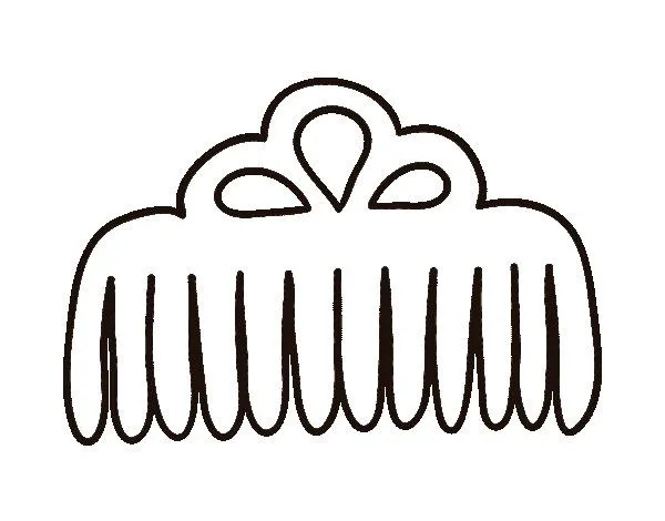 Dibujo de Peine de púas anchas para Colorear - Dibujos.net Dibujo de Peine de púas anchas para Colorear - Dibujos.net