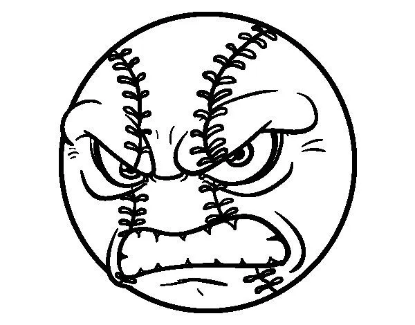 Dibujo de Pelota furiosa para Colorear - Dibujos.net Dibujo de Pelota furiosa para Colorear - Dibujos.net