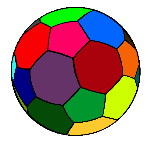 Dibujo de Pelota de fútbol II pintado por Colorines en Dibujos.net ...