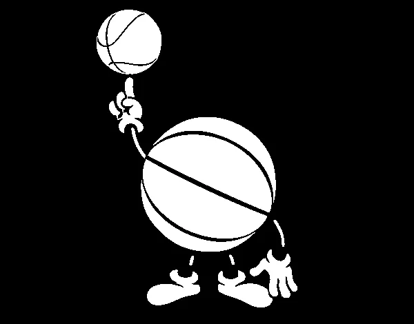 Dibujo de Pelota humana para Colorear - Dibujos.net Dibujo de Pelota humana para Colorear - Dibujos.net