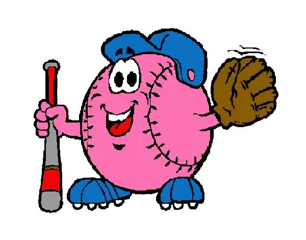 Dibujo de pelotita de beisbol pintado por Carrillo en Dibujos.net ...