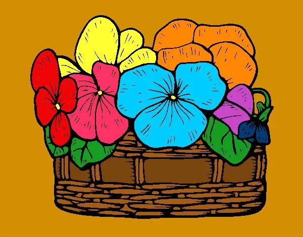 Dibujo de pensamientos de colores pintado por Selenita11 en ... Dibujo de pensamientos de colores pintado por Selenita11 en ...