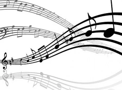 Dibujo pentagrama musical - Imagui