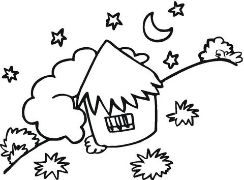 Dibujo de Pequeña Choza para colorear | Dibujos para colorear ... Dibujo de Pequeña Choza para colorear | Dibujos para colorear ...