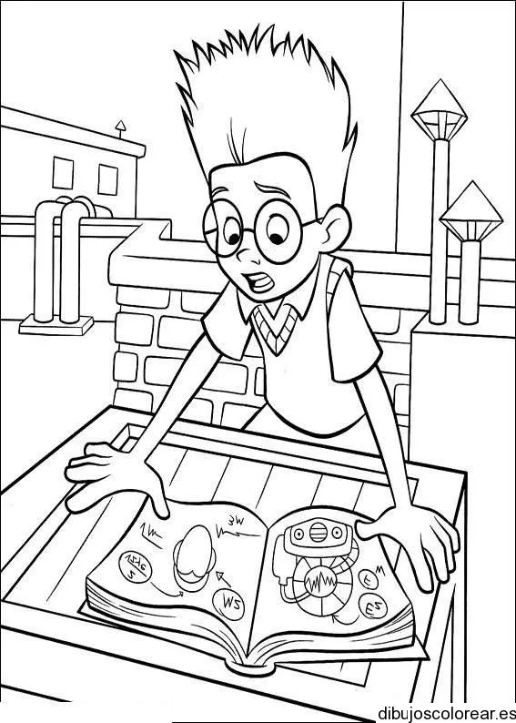 Dibujo de un pequeño genio | Dibujos para Colorear Dibujo de un pequeño genio | Dibujos para Colorear