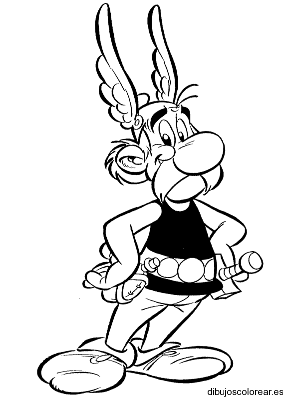 Dibujo de un pequeño vikingo | Dibujos para Colorear Dibujo de un pequeño vikingo | Dibujos para Colorear